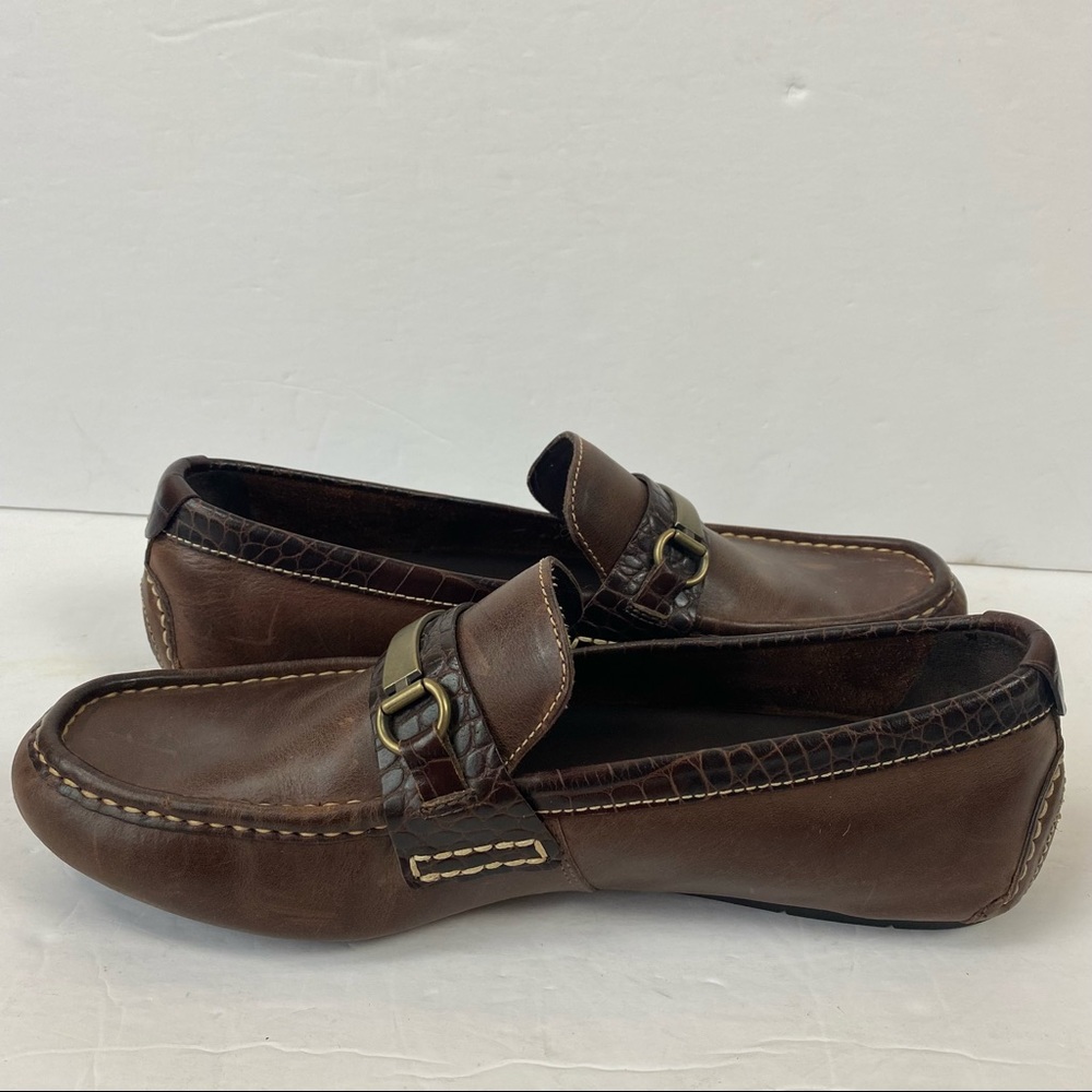 Cole Haan Venetian Loafer Men's 10 M French Roast Brown Loafers Buckle C11396 - Picture 7 of 13